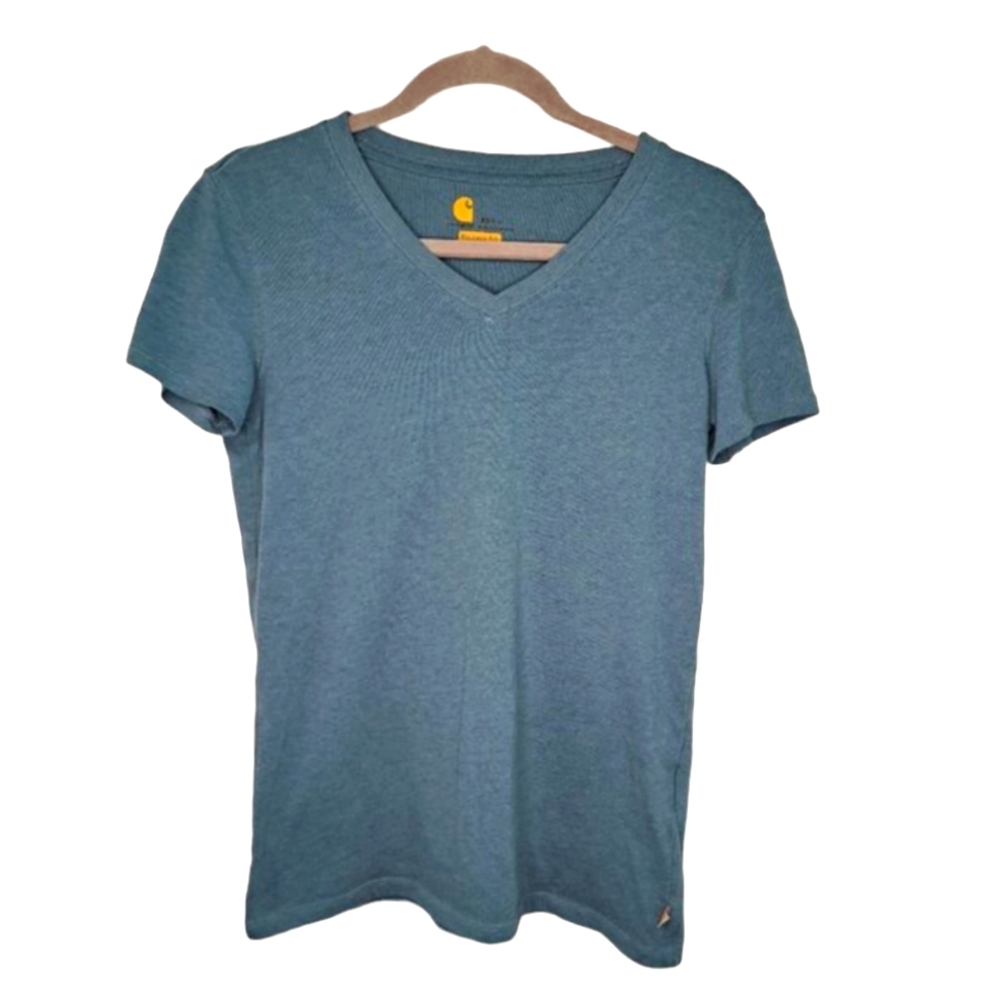 Carhartt Teal Relaxed Fit Short Sleeved Tee Size XS